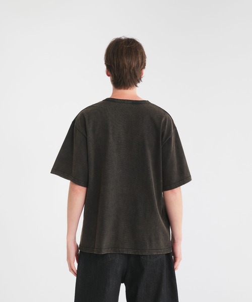 Regen Glanz（レーゲングランツ）の「heavy weight crewneck T-shirt/ヘビーウェイトクルーネックTシャツ（Tシャツ/カットソー・メンズ・ブラック系その他2/ブラック系その他/ブラック/ライトホワイト・SMALL/MEDIUM/LARGE）」の11枚目の写真