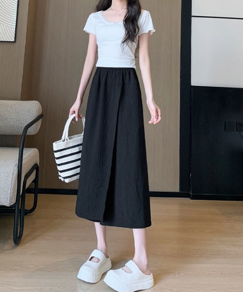 2ly2（トゥーリートゥー）の「ウエストゴムゆったりワイドパンツ（その他パンツ・レディース・ブラック/グレー/ベージュ・FREE）」の13枚目の写真