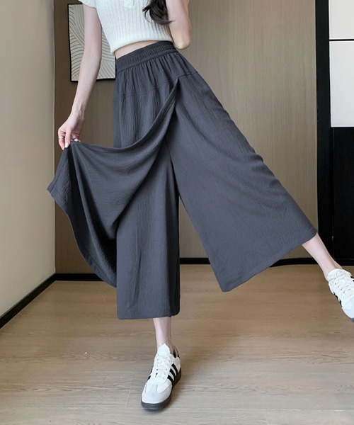 2ly2（トゥーリートゥー）の「ウエストゴムゆったりワイドパンツ（その他パンツ・レディース・ブラック/グレー/ベージュ・FREE）」の10枚目の写真