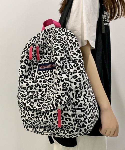 セール】【A4収納・軽い◎】 平成ギャル アニマル柄リュックサック