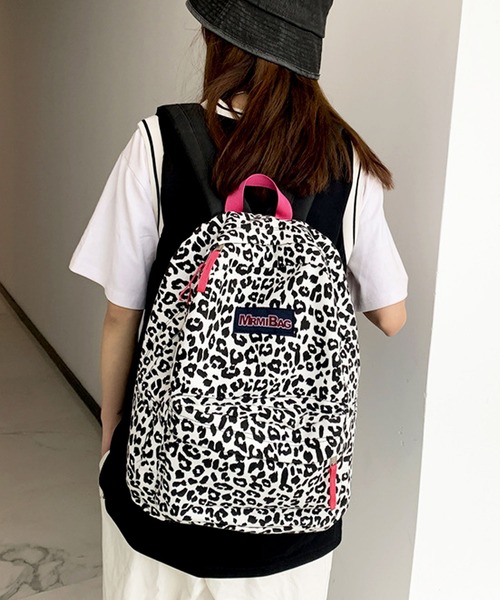 セール】【A4収納・軽い◎】 平成ギャル アニマル柄リュックサック