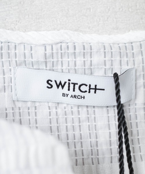 INNOCENT(イノセント)の「【ARC】【SWITCH by ARCH】コットン ジャカード フレア スリーブ チュニック(シャツ/ブラウス・レディース・オフホワイト/ブラック/グリーン系・FREE)」の6枚目の写真