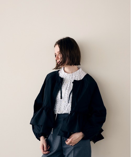 spiral taffeta raffle blouson（ブルゾン）｜Marilyn Moon