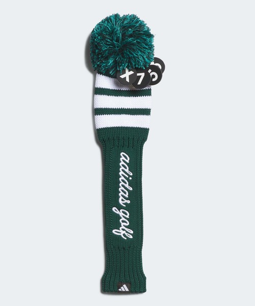 adidas（アディダス）の「スクリプト ニット ヘッドカバー【adidas Golf/アディダスゴルフ】（ゴルフグッズ・メンズ・グリーン/ホワイト/ブラック・FREE）」の3枚目の写真