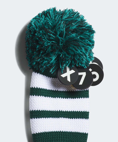 adidas（アディダス）の「スクリプト ニット ヘッドカバー【adidas Golf/アディダスゴルフ】（ゴルフグッズ・メンズ・グリーン/ホワイト/ブラック・FREE）」の8枚目の写真