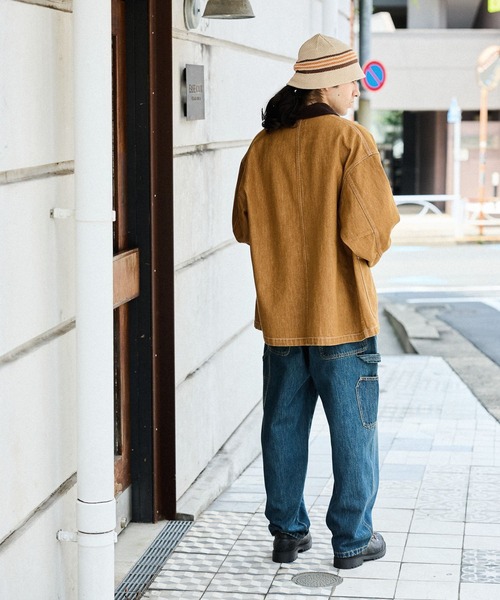 ハスラー出品　niko and… ワイドカバーオール　ネイビー niko and JEANS 2025AW】ワイドデニムカバーオール