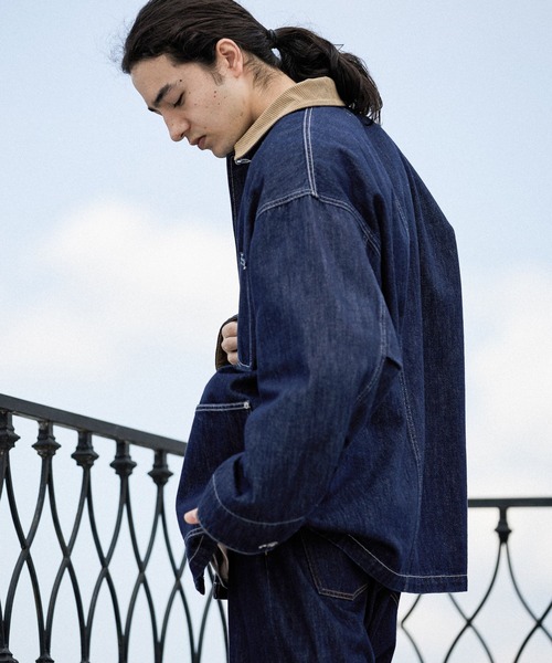 niko and JEANS 2025AW】ワイドデニムカバーオール