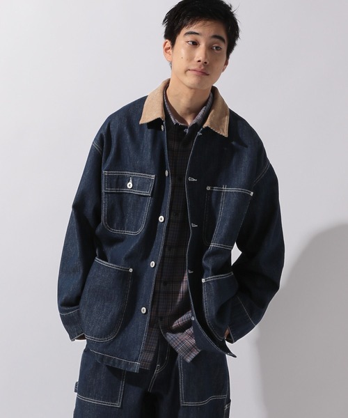 A.P.C. デニムチャイナカバーオール美品 org.jpg
