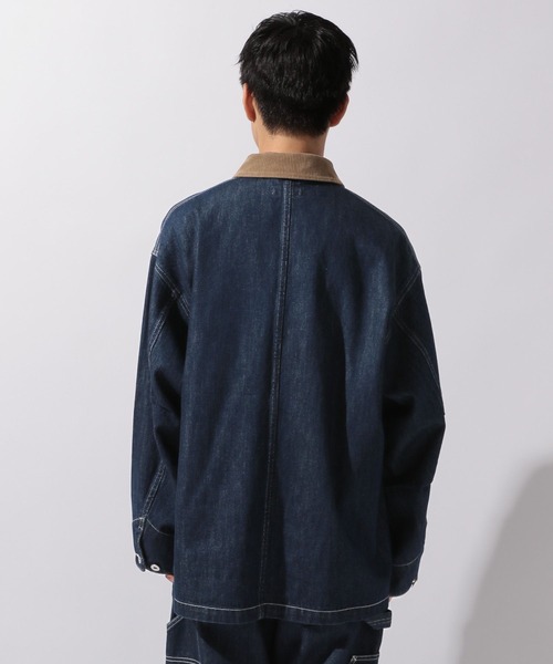  Jeans ウール混紡 ノーカラー カバーオール BIG ALLIED別注ノーカラーカバーオール（セットアップ対応）