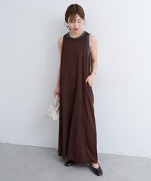Kastane | 【新色追加/低身長サイズ/2サイズ展開/前後2WAY】B カットフレアワンピースSET(ワンピース)
