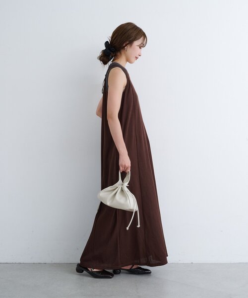 【 美品 】 カスタネ B カットフレアワンピースSET ブラック 0 低身長サイズ/2サイズ展開/前後2WAY】B カットフレアワンピース