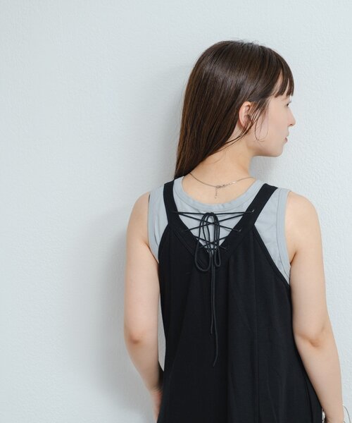 【 美品 】 カスタネ B カットフレアワンピースSET ブラック 0 美品 】 カスタネ B カットフレアワンピースSET ブラック 0