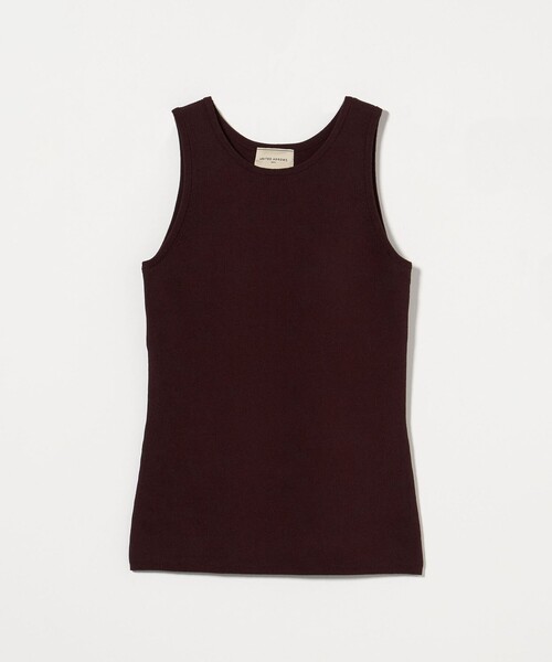 UNITED ARROWS（ユナイテッドアローズ）の「カップ付き ニットアメリカンスリーブタンクトップ（タンクトップ・レディース・ブラック/ダークブラウン/ホワイト・FREE）」の13枚目の写真