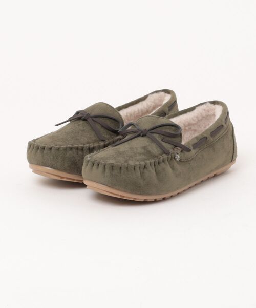 GAP（ギャップ）の「【GAP】ボアモカシン（モカシン/デッキシューズ・レディース・オリーブ/ブラック/ダークブラウン/ブラウン・24.0cm/23.0cm/25.0cm/22.0cm）」の4枚目の写真