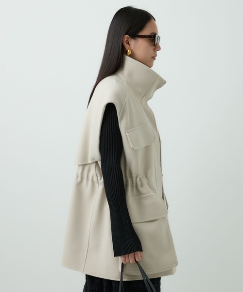 Chaos（カオス）の「Chaos(カオス)/チャイリブニット（ニット/セーター・レディース・オレンジ/ブラック/オフホワイト・FREE）」の12枚目の写真