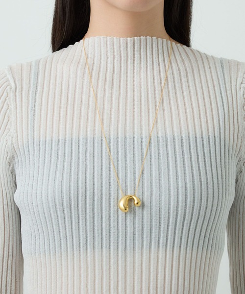 Chaos（カオス）の「Chaos(カオス)/チャイリブニット（ニット/セーター・レディース・オレンジ/ブラック/オフホワイト・FREE）」の20枚目の写真