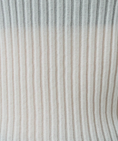 Chaos（カオス）の「Chaos(カオス)/チャイリブニット（ニット/セーター・レディース・オレンジ/ブラック/オフホワイト・FREE）」の15枚目の写真