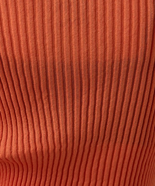 Chaos（カオス）の「Chaos(カオス)/チャイリブニット（ニット/セーター・レディース・オレンジ/ブラック/オフホワイト・FREE）」の17枚目の写真