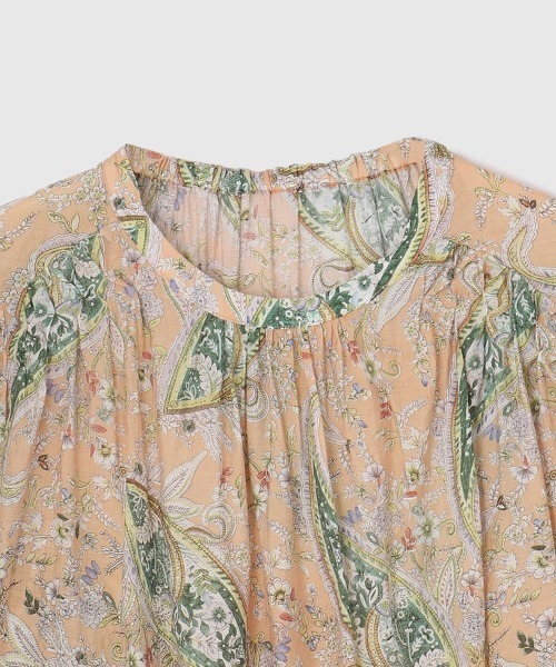 VICKY（ビッキー）の「ペイズリーガラハンドスモックブラウス≪手洗い可能≫（シャツ/ブラウス・レディース・ベージュ系その他/ブラック系その他・M）」の20枚目の写真