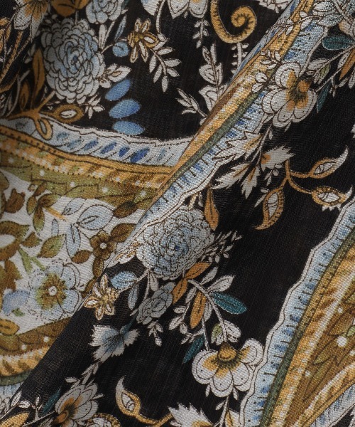 VICKY（ビッキー）の「ペイズリーガラハンドスモックブラウス≪手洗い可能≫（シャツ/ブラウス・レディース・ベージュ系その他/ブラック系その他・M）」の17枚目の写真