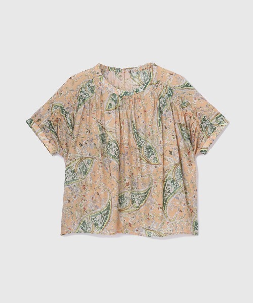 VICKY（ビッキー）の「ペイズリーガラハンドスモックブラウス≪手洗い可能≫（シャツ/ブラウス・レディース・ベージュ系その他/ブラック系その他・M）」の18枚目の写真