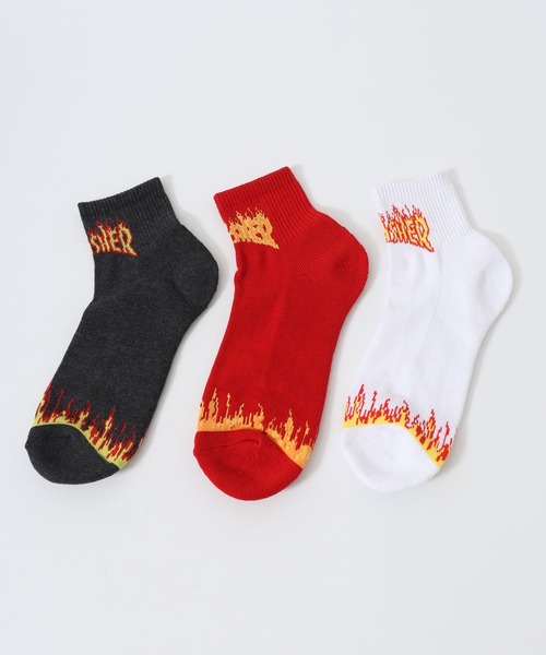 THRASHER(スラッシャー)の「THRASHER スラッシャー 3P ミドルソックス(ソックス/靴下・メンズ・B/E/D/C・25-27CM)」の7枚目の写真