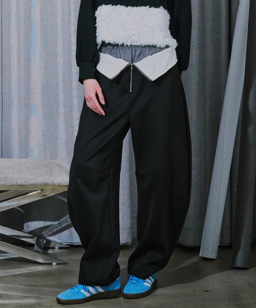 VIOLETTA（ヴィオレッタ）の「レイヤード風ポンチバレルパンツ（その他