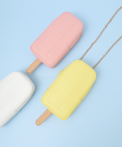 ROOTOTE（ルートート）の「ROOTOTE　アイスキャンディースマホショルダー（ショルダーバッグ・レディース・ホワイト系/チョコ/パープル系/ダークグリーン系/ピンク系/オレンジ/イエロー系/ミント・FREE）」の6枚目の写真