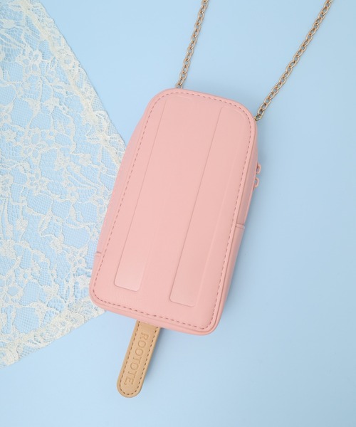 ROOTOTE（ルートート）の「ROOTOTE　アイスキャンディースマホショルダー（ショルダーバッグ・レディース・ホワイト系/チョコ/パープル系/ダークグリーン系/ピンク系/オレンジ/イエロー系/ミント・FREE）」の7枚目の写真