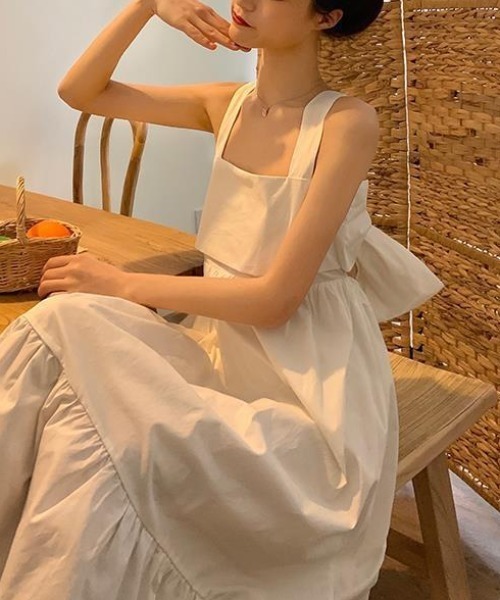 Per sist ence(パーシエンス)の「バックリボンワンピース(ワンピース・レディース・ブラック/カーキ/ホワイト・FREE)」の22枚目の写真
