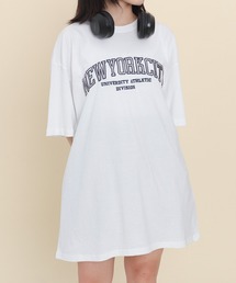 WOND/カレッジ刺繍ビッグT