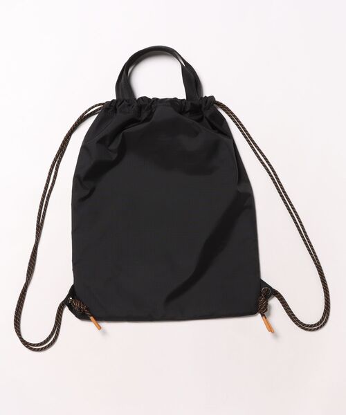 HUNTER(ハンター)の「トラベル ドローストリング バックパック トート(バックパック/リュック・レディース・パープル/ブラック・ONE)」の10枚目の写真