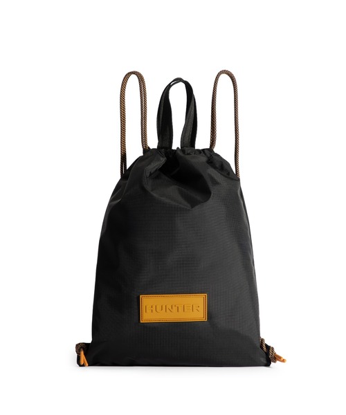 HUNTER(ハンター)の「トラベル ドローストリング バックパック トート(バックパック/リュック・レディース・パープル/ブラック・ONE)」の2枚目の写真
