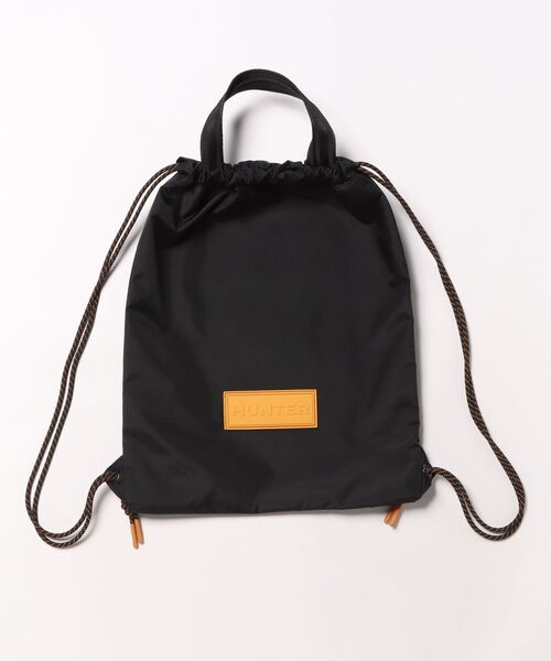 HUNTER(ハンター)の「トラベル ドローストリング バックパック トート(バックパック/リュック・レディース・パープル/ブラック・ONE)」の15枚目の写真