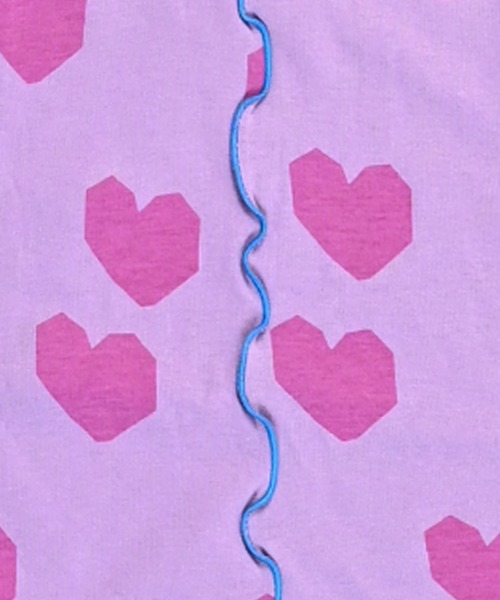 MARKEY'S（マーキーズ）の「総柄フレアスリーブカットソー/おとな（Tシャツ/カットソー・レディース・パープル系その他/チャコール/ライトグリーン・160cm）」の8枚目の写真