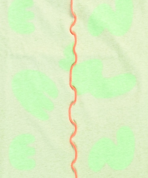 MARKEY'S（マーキーズ）の「総柄フレアスリーブカットソー/おとな（Tシャツ/カットソー・レディース・パープル系その他/チャコール/ライトグリーン・160cm）」の14枚目の写真