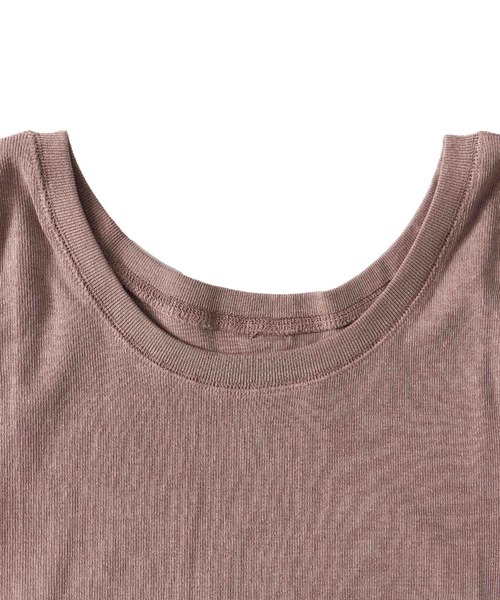 DRESSLAVE（ドレスレイブ）の「pigment back charm tank(ピグメントバックチャームタンクトップ)（タンクトップ・レディース・チャコールグレー・38）」の7枚目の写真