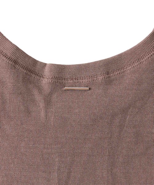 DRESSLAVE（ドレスレイブ）の「pigment back charm tank(ピグメントバックチャームタンクトップ)（タンクトップ・レディース・チャコールグレー・38）」の10枚目の写真