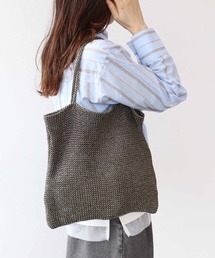 Cepica | ラメ糸編みトート(トートバッグ)