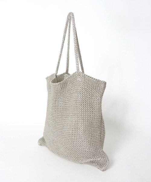 Cepica（セピカ）の「ラメ糸編みトート（トートバッグ・レディース・チャコールグレー/シルバー・FREE）」の20枚目の写真