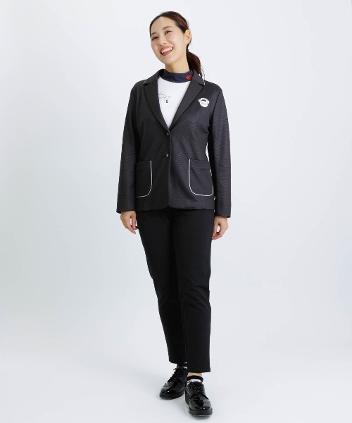 Picone CLUB(ピッコーネクラブ)の「レイヤード風UV速乾プルオーバー(Tシャツ/カットソー・レディース・ホワイト/ネイビー/オレンジ・S/L/M)」の13枚目の写真