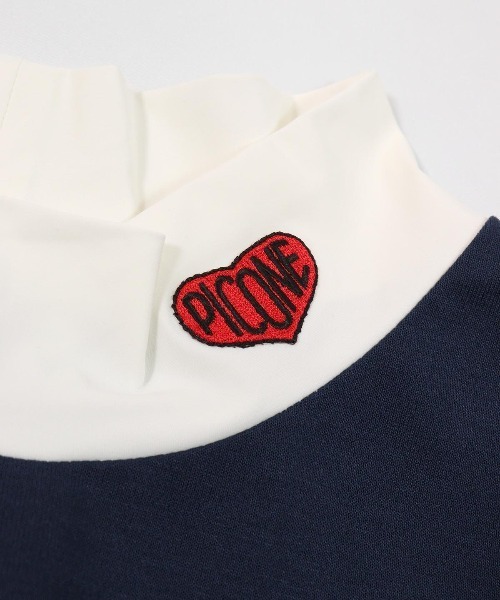 Picone CLUB(ピッコーネクラブ)の「レイヤード風UV速乾プルオーバー(Tシャツ/カットソー・レディース・ホワイト/ネイビー/オレンジ・S/L/M)」の15枚目の写真