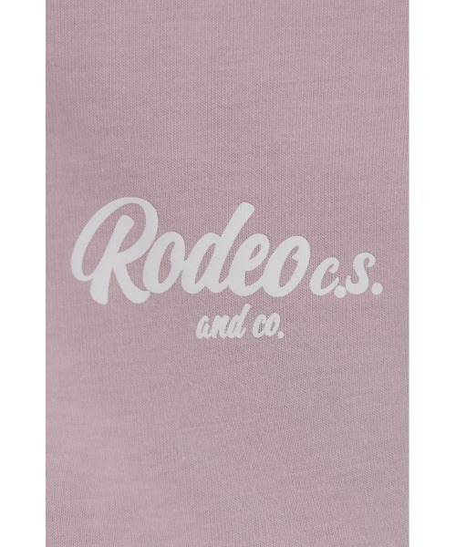 RODEO CROWNS WIDE BOWL(ロデオクラウンズワイドボウル)の「カラーステッチVネック5分袖Tシャツ(Tシャツ/カットソー・レディース・オフホワイト/ダークグリーン/ブラック/スモークピンク・FREE)」の16枚目の写真