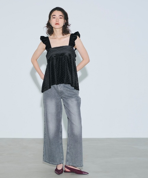 セール】ベロアラメビスチェ（キャミソール）｜coca（coca）（コカ）の