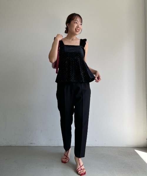 セール】ベロアラメビスチェ（キャミソール）｜coca（coca）（コカ）の