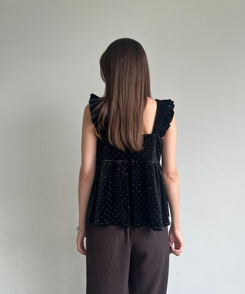 セール】ベロアラメビスチェ（キャミソール）｜coca（coca）（コカ）の