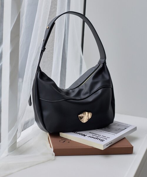 Thevon（ゼボン）の「【Yuna＆Mayuコラボ企画】ニュアンスワンハンドルバッグ（トートバッグ・レディース・ブラウン/ブラック/ベージュ・FREE）」の15枚目の写真