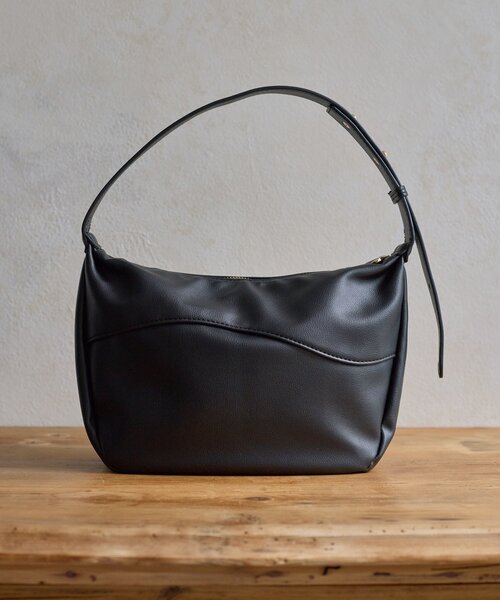 Thevon（ゼボン）の「【Yuna＆Mayuコラボ企画】ニュアンスワンハンドルバッグ（トートバッグ・レディース・ブラウン/ブラック/ベージュ・FREE）」の17枚目の写真