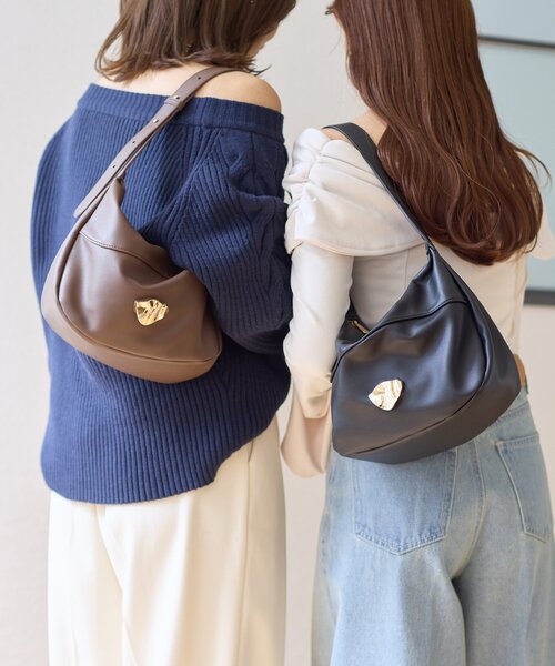 Thevon（ゼボン）の「【Yuna＆Mayuコラボ企画】ニュアンスワンハンドルバッグ（トートバッグ・レディース・ブラウン/ブラック/ベージュ・FREE）」の22枚目の写真