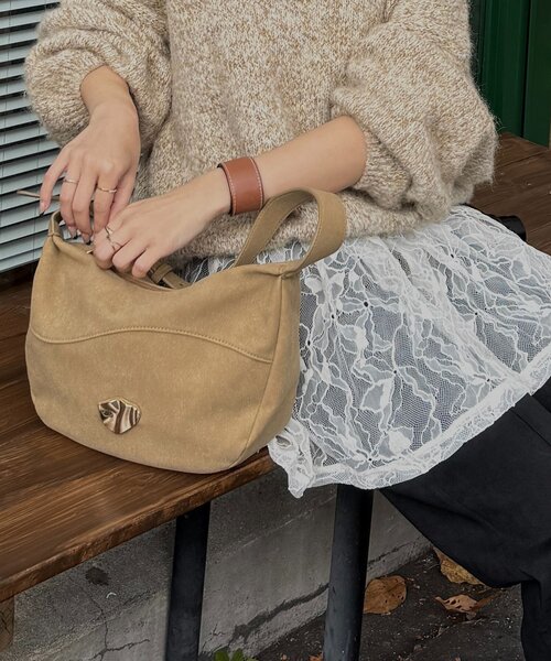 Yuna＆Mayuコラボ企画】ニュアンスワンハンドルバッグ（トートバッグ